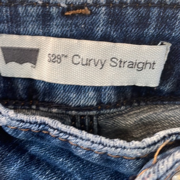 Levi 529  curvy straight  jeans 8M - Picture 12 of 14